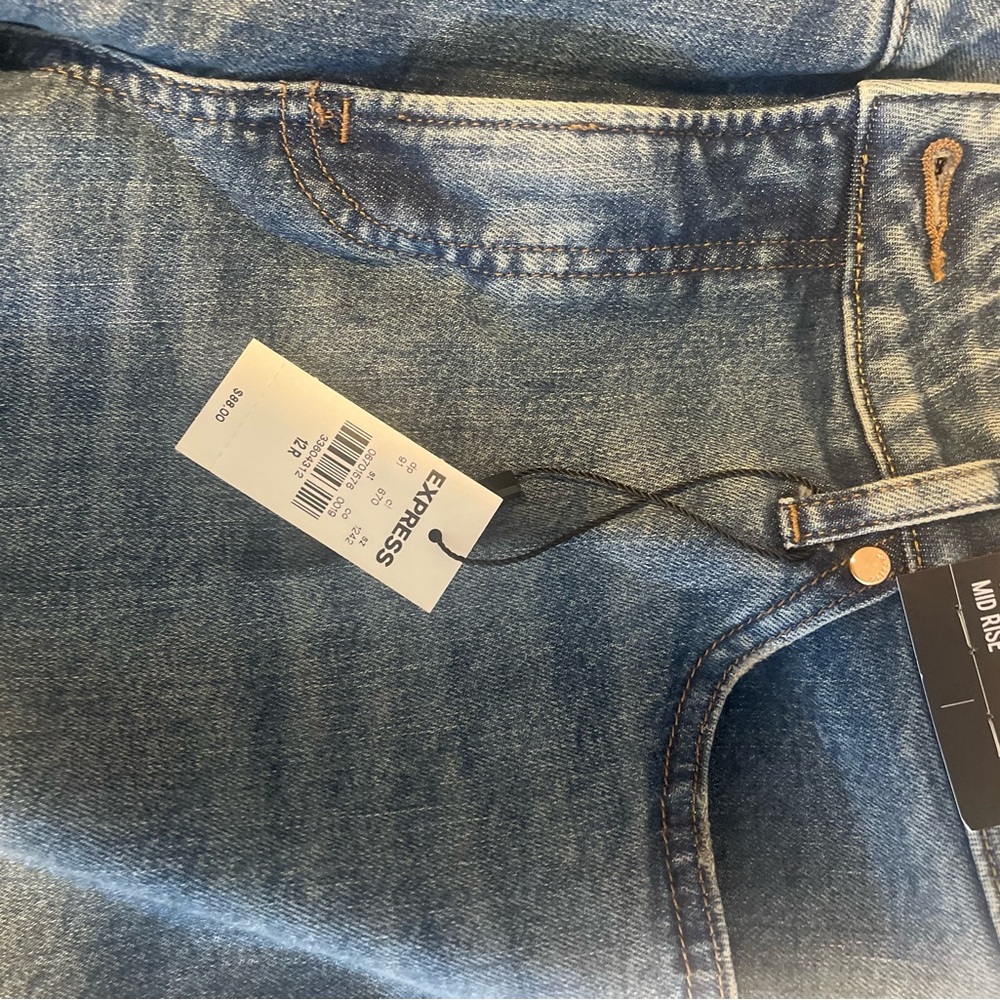 Express kick flare jeans